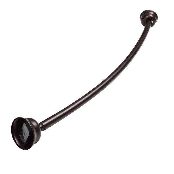 Utopia Alley CR2RB Aluminum Curved Shower Rod, 72", Oil Rubbed Bronze