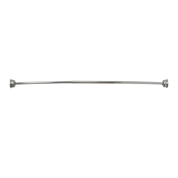 Utopia Alley CR2SS Aluminum Curved Shower Rod, 72", Chrome