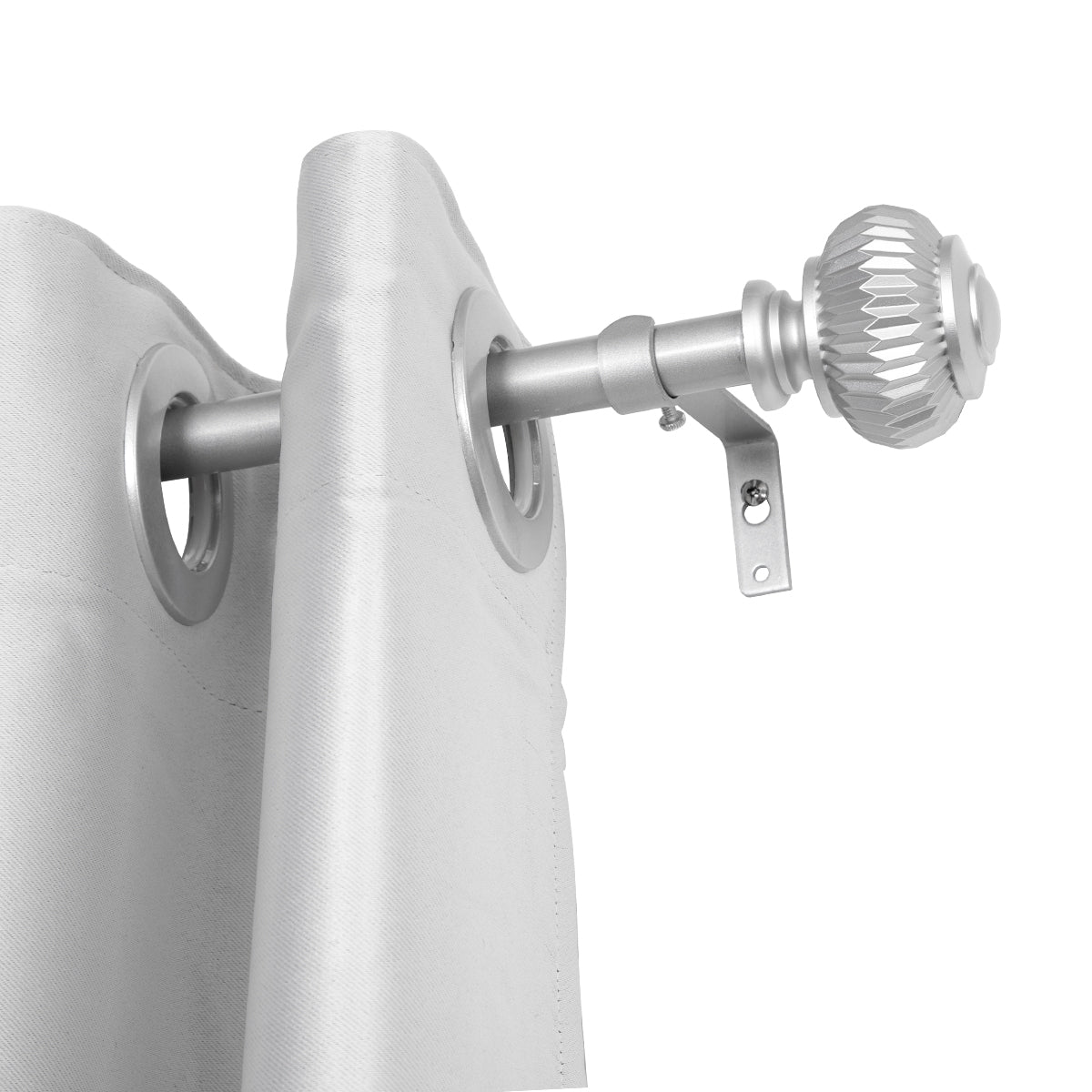 UTOPIA ALLEY D11XX Wall Mounted 3/4 Inch Curtain Rod - Curtain Rods For Windows, Adjustable Drapery Rods, Curtain Rods, Bedroom & Living Room Decorative Curtain Rods, Tapestry Poles