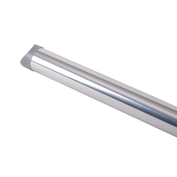 Utopia Alley VS1SS Rustproof Vertical Ceiling Support Bar for L-Shaped Corner Rod, Chrome