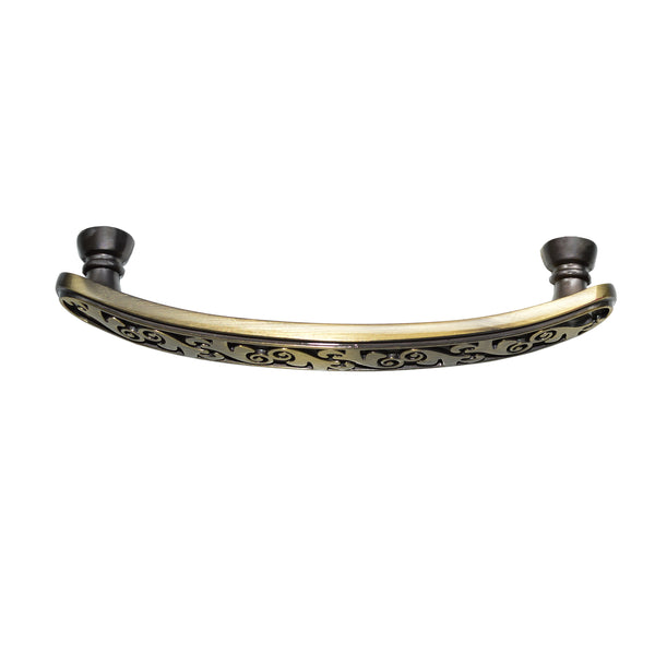 Utopia Alley HW265PLAB021 Roma Cabinet Pull, 3.8" Center to Center, Antique Brass