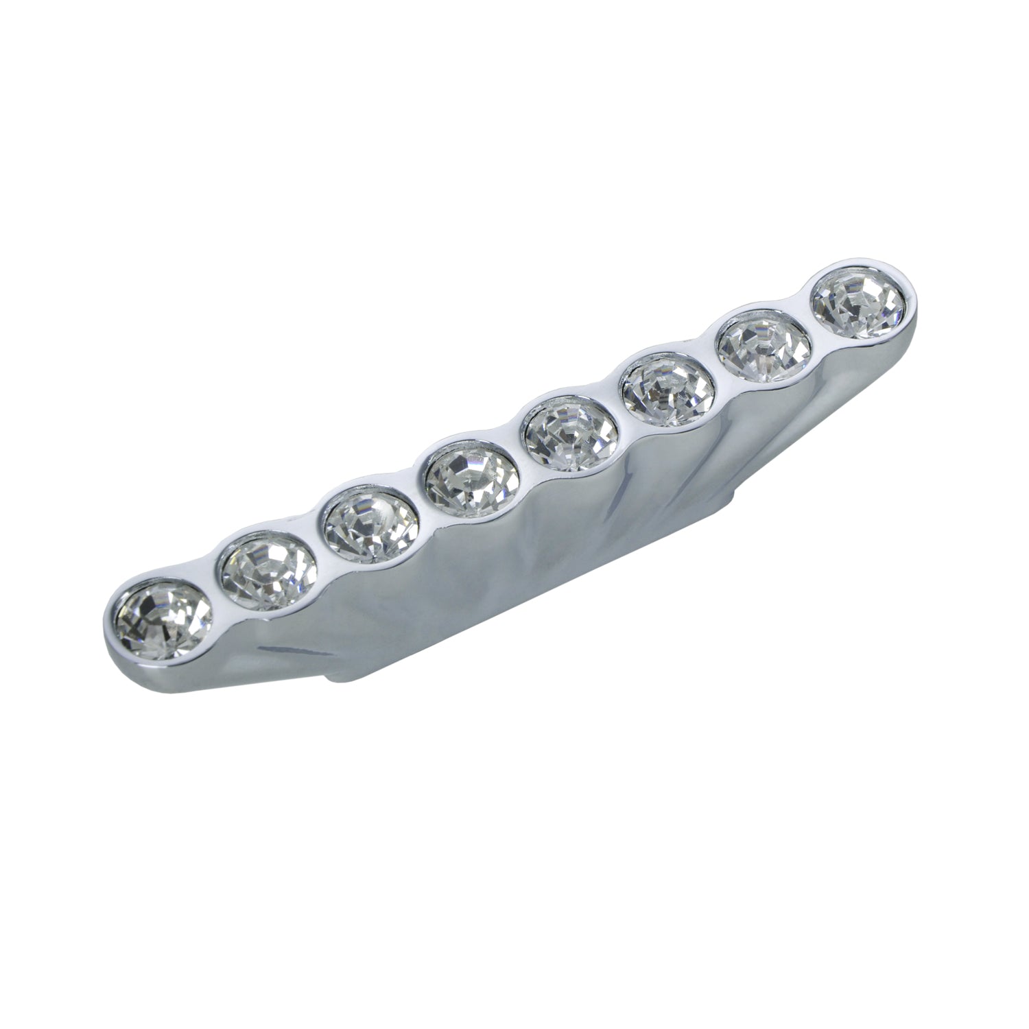 Utopia Alley HW283PLCH021 Gleam 8 Crystal Cabinet Pull, 1.3", Polished Chrome