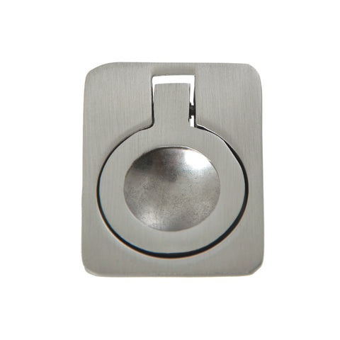 Utopia Alley HW299PLBN021 Kent Drop Ring Cabinet Pull, 1.6", Brushed Nickel