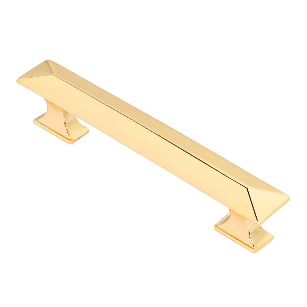 Utopia Alley HW347PLGD011 Tristan Cabinet Pull, 3.75" Center to Center, Polished Gold