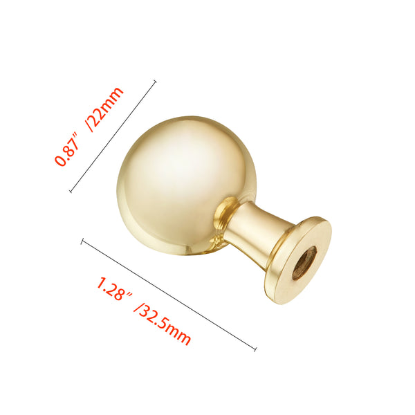 Utopia Alley HW409-412XX Cabinet Knob, Polished Gold/Matt Black/Brushed Nickel/Brushed Brass