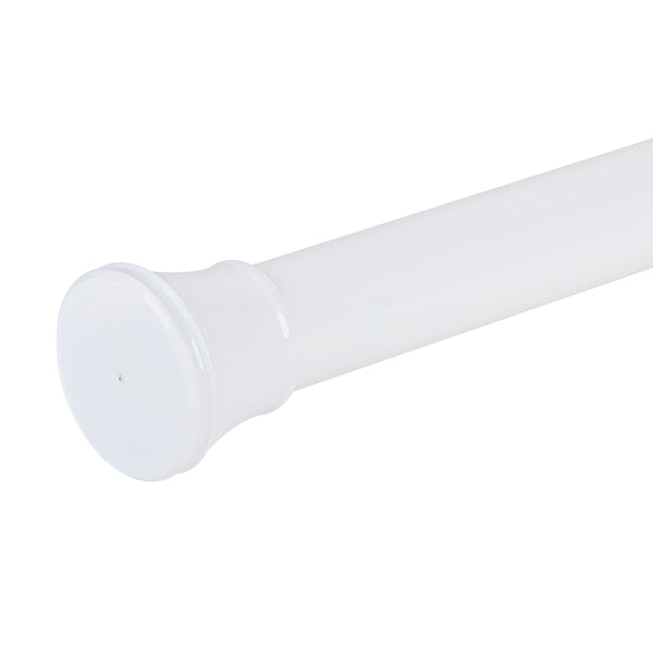 Utopia Alley T42WW 40" Aluminum Tension Rod with PVC End Caps, White