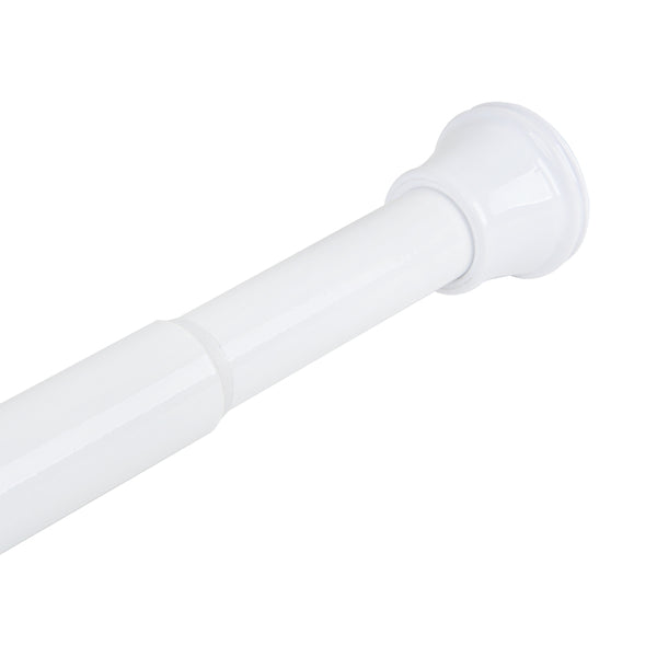 Utopia Alley T42WW 40" Aluminum Tension Rod with PVC End Caps, White