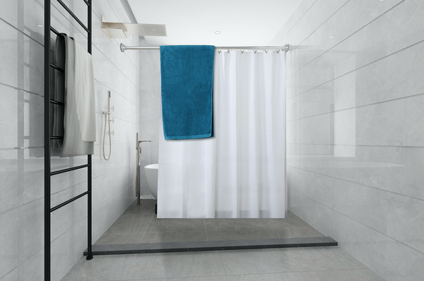 Utopia Alley DS1XX Rustproof Aluminum Double Tension Straight Shower Curtain Rod 42-72"